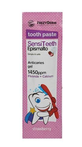 Дитяча зубна паста для чутливих зубів, Sensiteeth Epismalto Toothpaste 1.450ppm., 2 мл. FrezyDerm 2330775447 фото