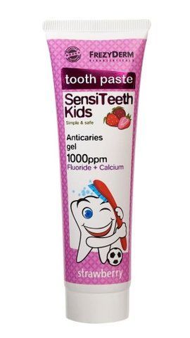 Дитяча зубна паста, Sensiteeth Epismalto Toothpaste(Сенсітеч Еспімалто) 1000ppm. 50 мл. FrezyDerm 2330779740 фото