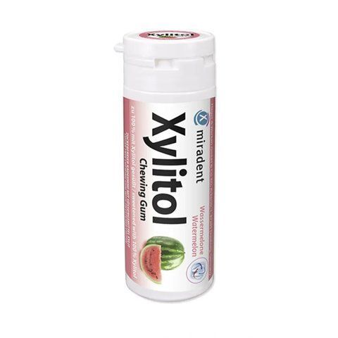 Жувальна гумка з ксилітолом Xylitol Chewing Gum WaterMelon (30 шт), (Miradent) 2224097521 фото