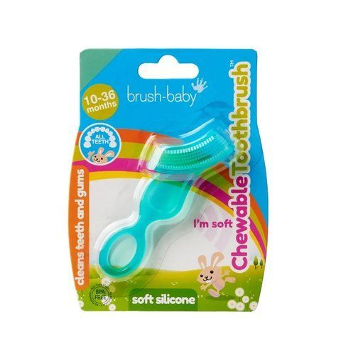 Зубна щітка-гризунець Chewable Toothbrush (від 0 до 3 років), (Brush-baby) 2247812912 фото
