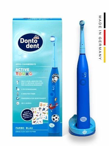 Дитяча електрична зубна щітка Donto Dent Blue від 4 років 2758412284 фото