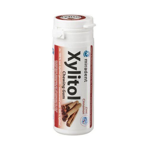 Жувальна гумка з ксилітолом Xylitol Chewing Gum Cinnamon (30 шт), (Miradent) 2224111566 фото
