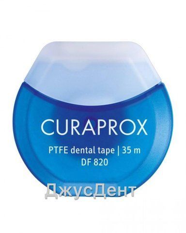 Curaprox DF 820 PTFE НІТКА МІЖЗУБНА ТЕФЛОНОВА З ХЛОРГЕКСИДІНОМ, 5 М 1937219842 фото