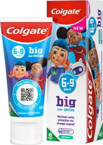 Зубна паста Colgate для дітей 6-9 років зі смаком ніжної м'яти 50 мл 2570477955 фото