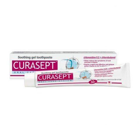 Зубна паста Заспокійлива/знеболювальна CURASEPT ADS SOOTHING TOOTHPASTE 75 мл 2071172999 фото