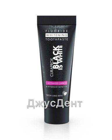 ВІДБІЛЮЮЧА ЗУБНА ПАСТА CURAPROX BLACK IS WHITE, 10ML 1785756282 фото