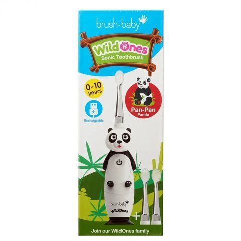 Електрична зубна щітка Sonic Toothbrush (0-10 років) - Пан Панда, (Brush-baby) 2247777562 фото