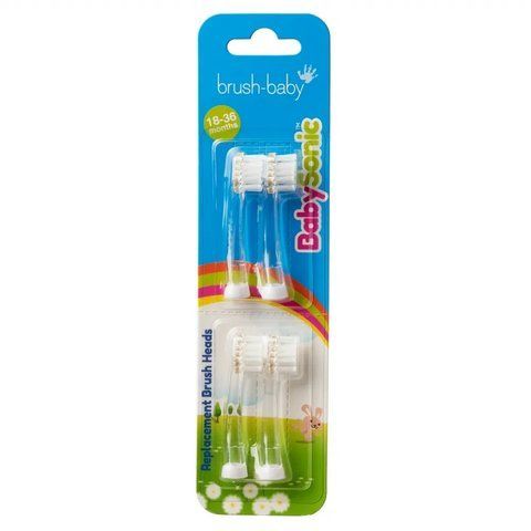 Змінні насадки до щітки Baby Sonic (від 0 до 3 років), (Brush-baby) 2217974927 фото