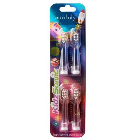 Змінні насадки до щітки KidzSonic 3+, (Brush-baby) 2217977451 фото