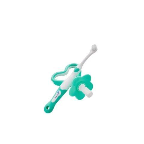 Набір: прорізувач для зубів та щітка First Brush and Teether Set (від 0 до 3 років), (Brush-baby) 2362176401 фото