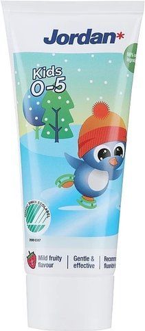 Зубна паста 0-5 років, пінгвін ковзанці Jordan Kids Toothpaste 50ml 2659076209 фото
