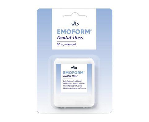 EMOFORM Зубна нитка (флос), невощена, без фториду, 50 м 3560737390 фото