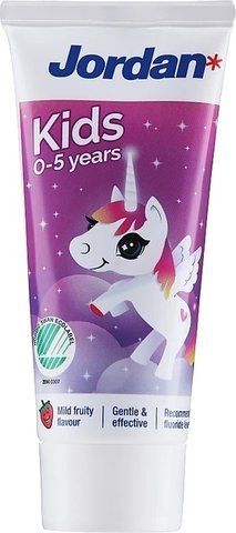 Зубна паста 0-5 років, єдиноріг - Jordan Kids Toothpaste 50ml 2659078912 фото