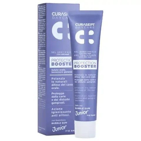 Зубна паста CURASEPT DAYCARE PROTECTION BOOSTER, JUNIOR, 50 мл 2620332818 фото