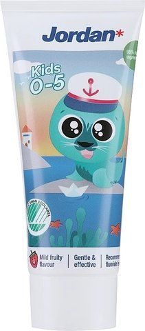 Зубна паста 0-5 років, морський котик - Jordan Kids Toothpaste 50ml 2659080371 фото
